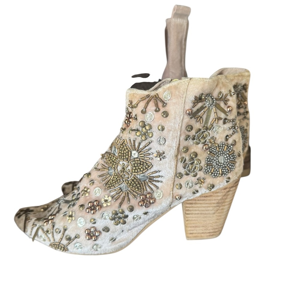 Free People Night Out Embellished Booties EUC - Picture 9 of 10